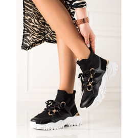 TRENDI Mode sneakers svart 2