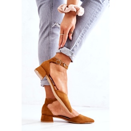 WS1 Mocka Pumps In Spitz Camel Calliope brun 1