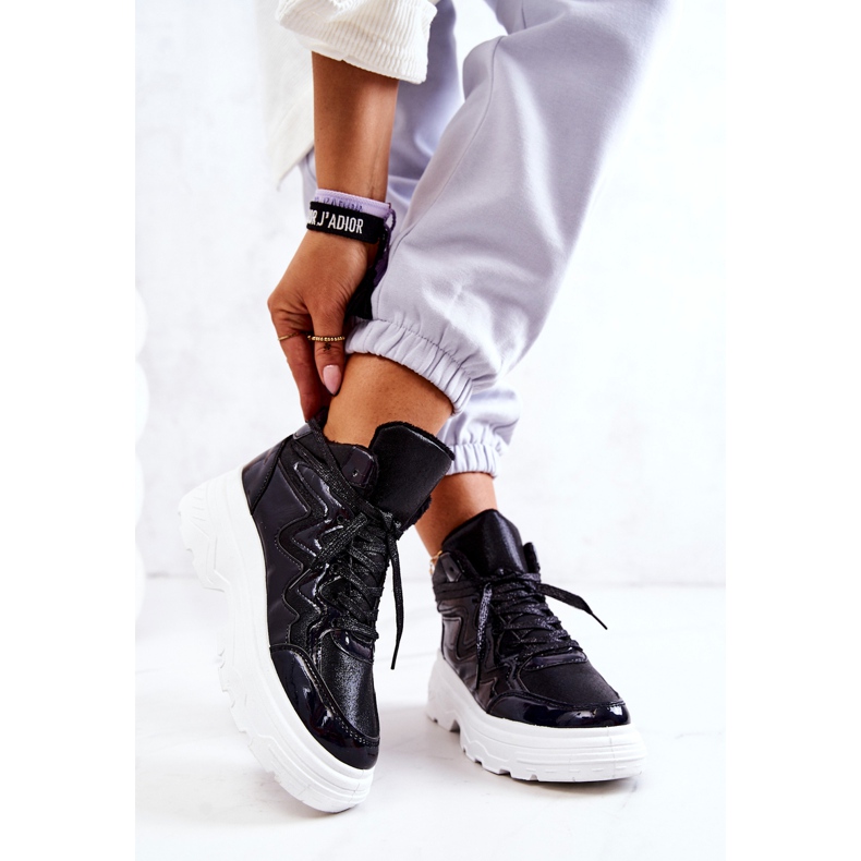 PS1 Svarta Joenne-isolerade sportskor 2