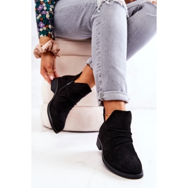 PS1 Genombrutna skrynkliga stövlar Svart Cynthia 1