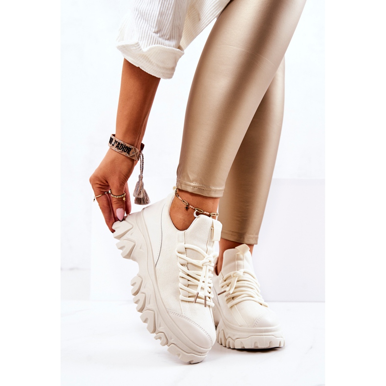 PS1 Damsportskor Sneakers Ljusbeige Miles 1