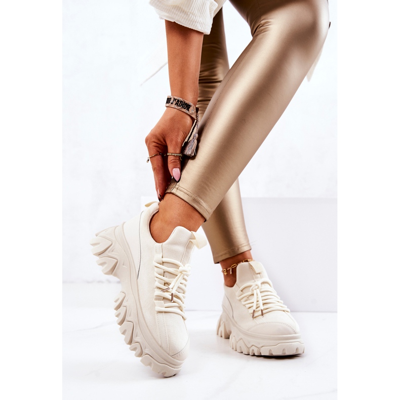 PS1 Damsportskor Sneakers Ljusbeige Miles 2