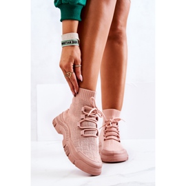 FM1 Rosa Kimberly Sport Socks Skor 1