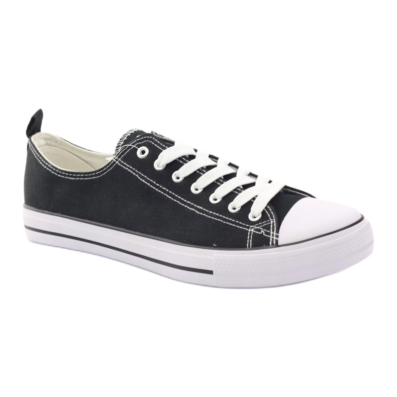 Svarta American Club LH03 sneakers vit 1