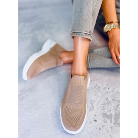 Vien Khaki strumpor beige 1