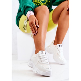 FS2 Sneakers På Plattformen Vit Sallie silver- 2