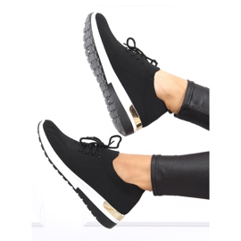 Welo Black sock sportskor svart 1