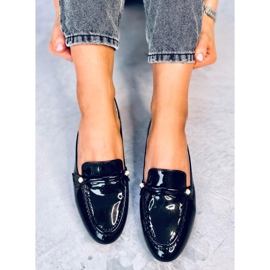 Berto Svartlackade loafers 1