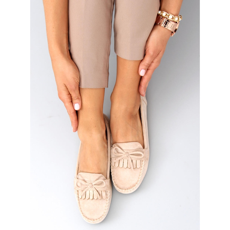 Quest Beige loafers för kvinnor 2