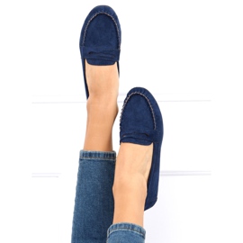 Rello Blue dam loafers marinblå 2