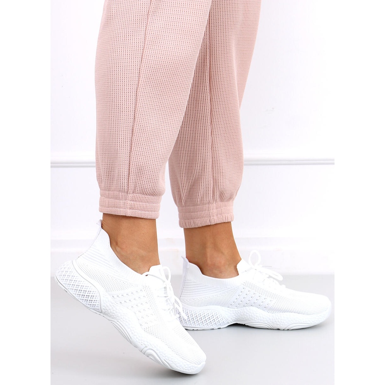 Yetto White sock sportskor vit 1