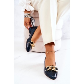 PA2 Lackat Läder Snakeskin Pumps Grön Elissabeth svart 1