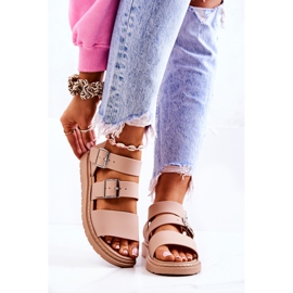 FM1 Reese Beige Sandaler Med Spänne 1