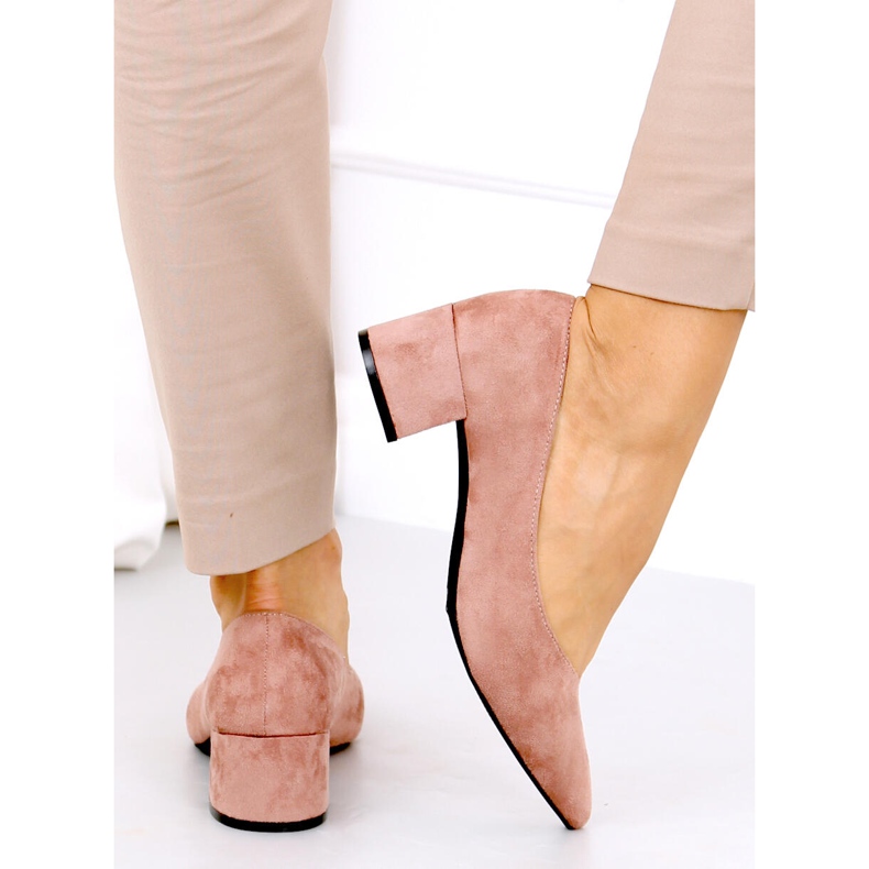 Pumpar på låga klackar Millen Pink rosa 2