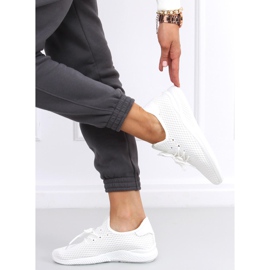 Utto White strumpor sportskor vit 2