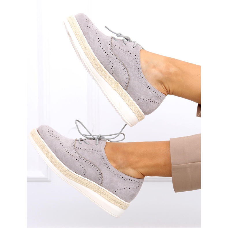 Damskor espadrillor Apia Grey grå 2