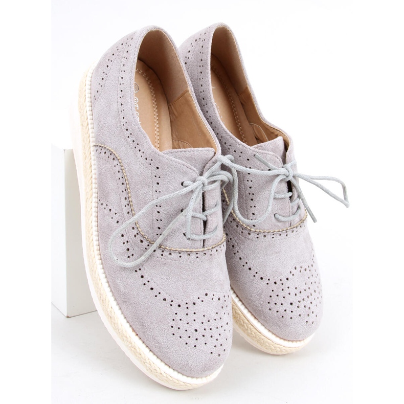 Damskor espadrillor Apia Grey grå 1
