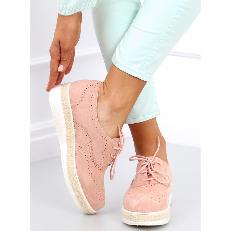 Damskor espadrilles Apia Pink rosa 2