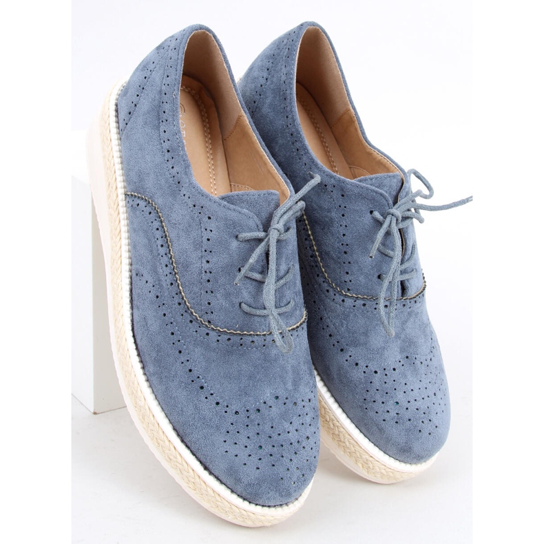 Damskor med espadrillor Apia Blue blå 1