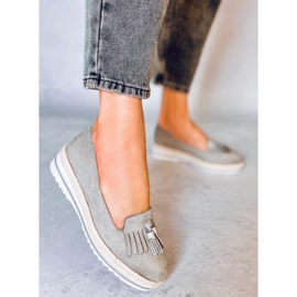 Dam loafers och espadrilles Hilma Grey grå 2