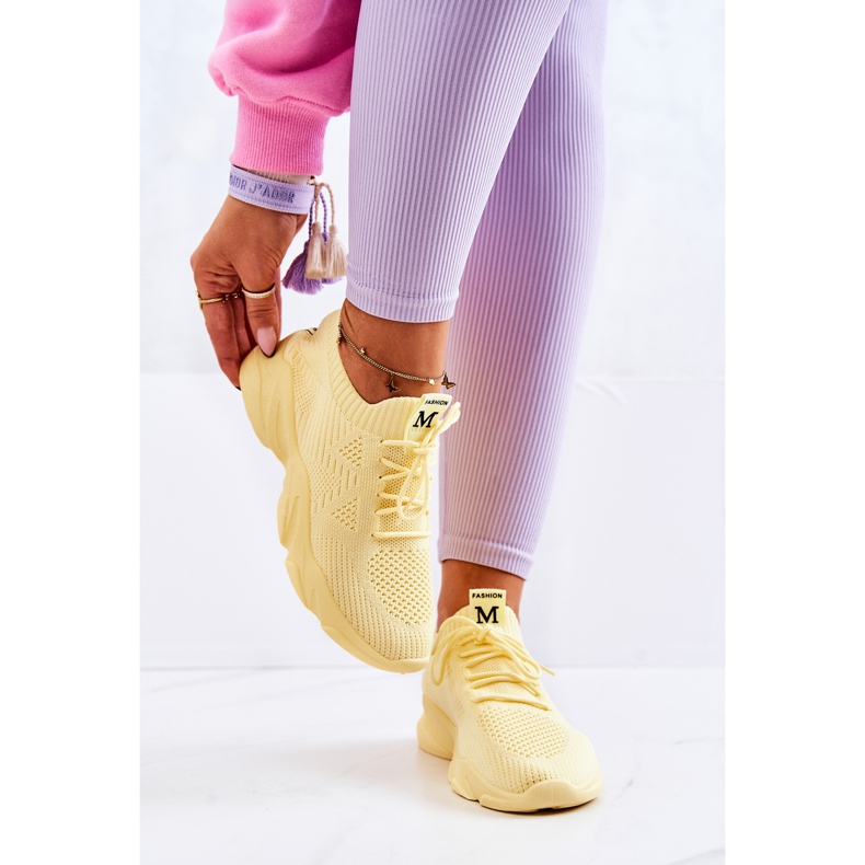 PS1 Sportskor Material Sneakers Gul Nolene 1