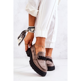 PL5 Loafers Mocka Loafers La.Fi Grå Sapphira beige 2