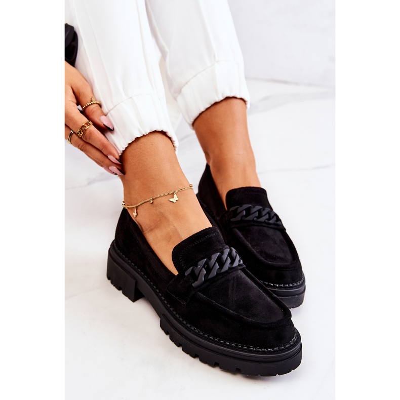PL5 Mocka Loafers La.Fi Black Sapphira svart 1