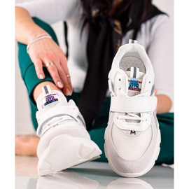 TRENDI Sportssneakers med kardborreband grå 2