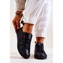 Low Leather Sneakers Big Star JJ274006 Svart 1