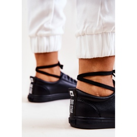 Läder Sneakers Big Star JJ274312 Svart 1