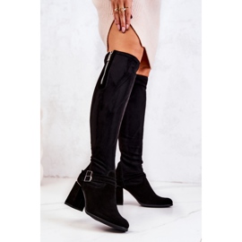 PA2 Svarta Arianne-stövlar i mocka 1