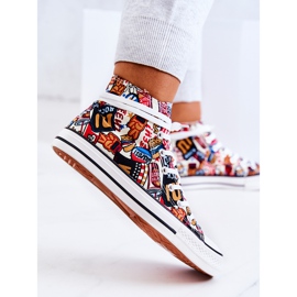 FS2 Loggade High Sneakers Multicolor Nollie mångfärgad 2