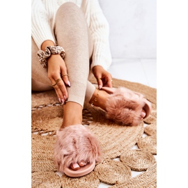 PM1 Tofflor med päls, gummi smutsiga rosa Allyson 2