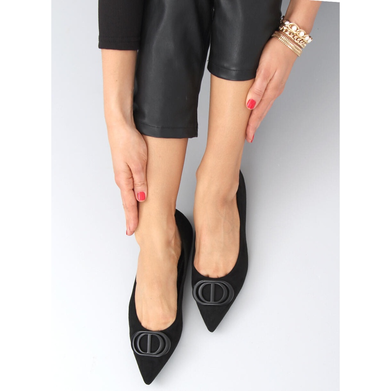 Arte Svarta ballerinor med mandeltår 1