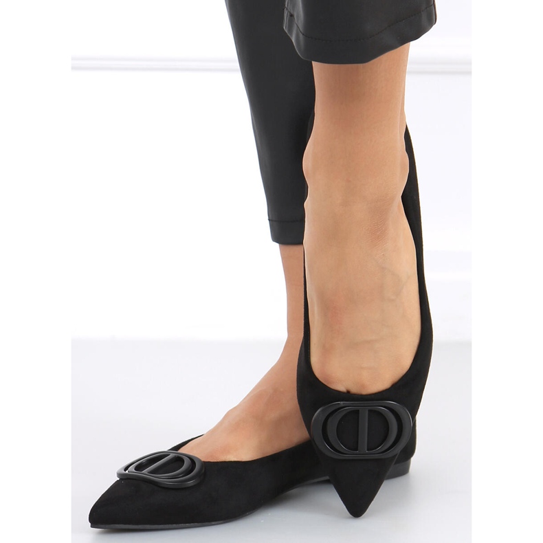 Arte Svarta ballerinor med mandeltår 2