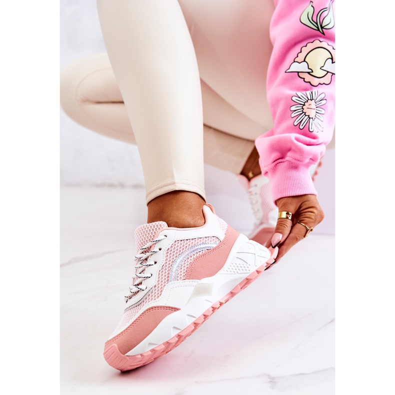 PS1 Sportskor Sneakers Rosa och Vita Revenge 2