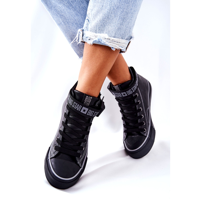 Högisolerade sneakers Big Star GG274026 Svart 4