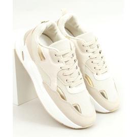 Astro Beige sneakers gyllene 1