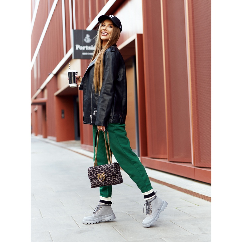 Läderstövlar Big Star II274365 Grå 6