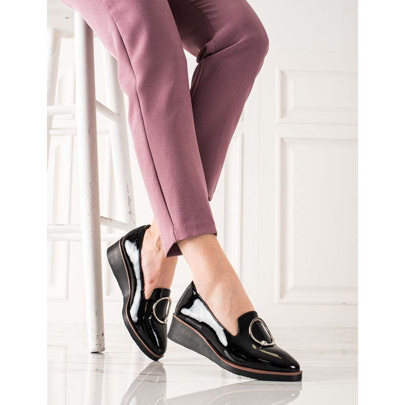 W. Potocki Lackade skor Potocki svart 1