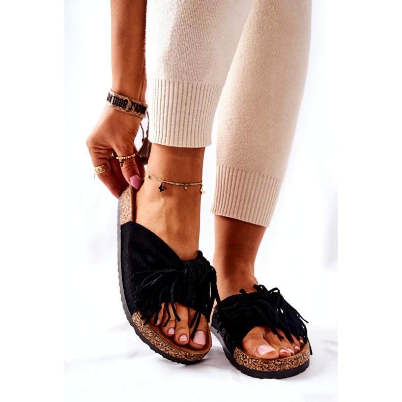 FW1 Svarta flip-flops i Taryne Cork 2