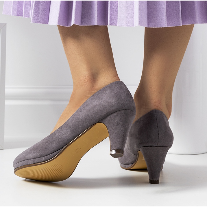 Graphite Alves dampumps grå 1