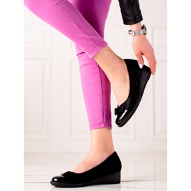 Pumpar med Vinceza brokad svart 2