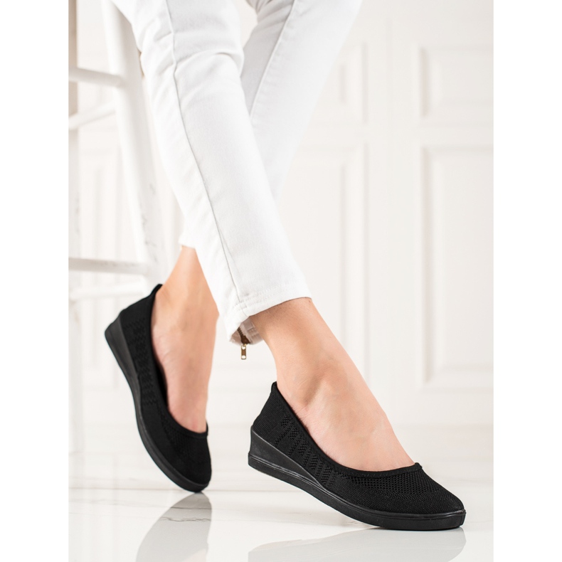 Evento Bekväma svarta ballerinor 1