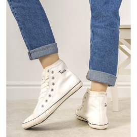 # skadad # Torna vita ankelsneakers för kvinnor # SKADAD # 2