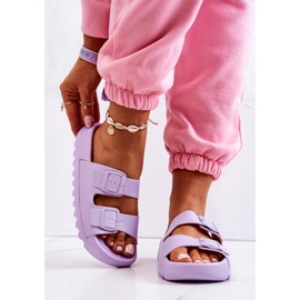 PS1 Gummitofflor På Den Lila Westie Plattformen purpur 2