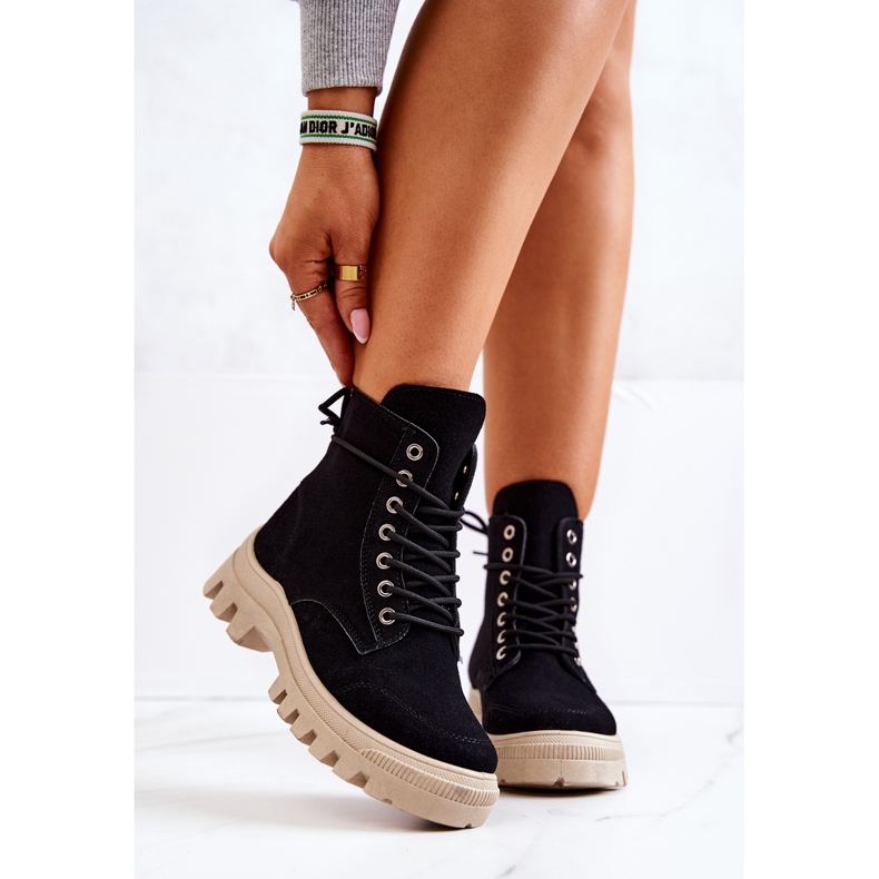 PS1 Mockastövlar bundna Svart Hurricane 2