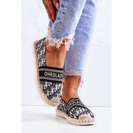 PS1 Klassiska Black Warm Time Espadrilles beige svart 2