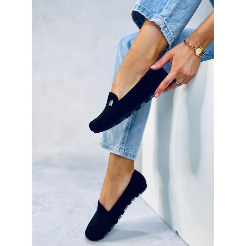 Sekue svarta loafers för damer 2