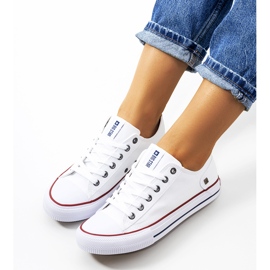 Big Star klassiska vita Elise -sneakers 1